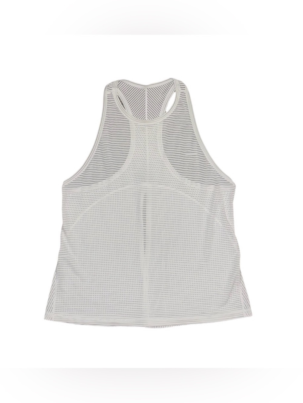 lululemon athletica White Mesh Racerback Tank